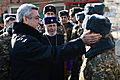 President Serzh Sargsyan visits the defense positions of Armenia on the eve of the New Year and Holly Christmas holidays