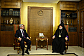 In the framework of his official visit to the Republic of Lebanon, President Serzh Sargsyan visits Antelias with His Holiness Catholicos of the Great House of Cilicia Aram I 