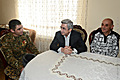 RA Presidential candidate Serzh Sargsyan in Stepanavan is hosted by the family of the serviceman Artak Ghabuzian