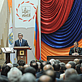 President Serzh Sargsyan at the ceremony of inauguration of the Mayor of Yerevan-18.11.2011