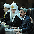 President Serzh Sargsyan at the sitting of the Presidium of the CIS Inter-Faith Council-28.11.2011 