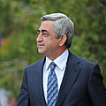 The President of the Republic of Armenia, Chairman of the Republican Party during the pre-election campaign for the May 6, 2012 parliamentary elections