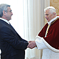 President Serzh Sargsyan meets with His Holiness Pope Benedict XVI in Vatican-12.12.2011