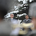 Նախագահ Սերժ Սարգսյանը և պաշտոնական այցով Հայաստան ժամանած Իրանի նախագահ Մահմուդ Ահմադինեժադը-23.12.2011