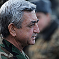 President Serzh Sargsyan visits the defense positions of our country on the occasion of New Year and Christmas holidays-31.12.2011
