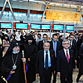 President Serzh Sargsyan in the Zvartnots airport at the inauguration of the new passenger terminal-16.09.2011