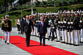 President Serzh Sargsyan makes an official visit to Georgia (official welcoming ceremony)