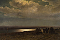 Gevorg Bashinjaghian – "Riverbank by night" - 1907