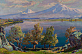 Gabriel Gyurjian – “Lake Ayger in autumn” – 1957
